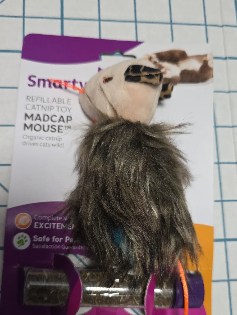 Madcap Refillable Plush Mouse Cat Toy And Seargeants Crazy Claws Dogfish NIP